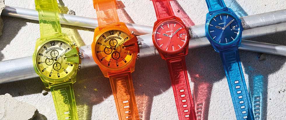 Diesel watch yellow deals